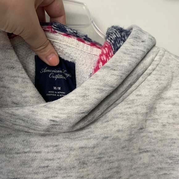 American Eagle Gray Hoodie - Picture 4 of 6